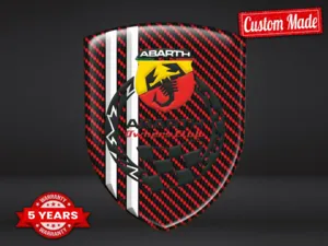 Fiat Abarth Vinilos Ventana Auto Universal Alta Calidad Derrape